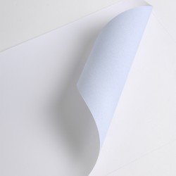 PAP132DB - Paper White/Blue Satin for paper notices