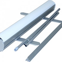 Roll-up disp fixed pole 1000mm x 2m