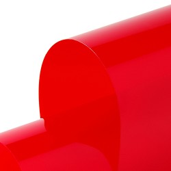 HEXFLARE02 - Transp PVC red headlt tint