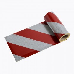 Striped Ribbons 2 Rolls 280mm x 9m Class B White/Red