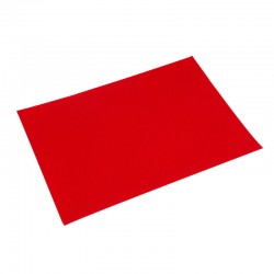 FEUTROUGE1 - Självhäftande röd filt - A5-storlek