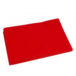 FEUTROUGE2 - Självhäftande röd filt - A5-storlek